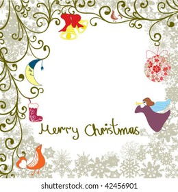   Background for new year and for Christmas