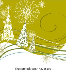 Background for new year and for Christmas