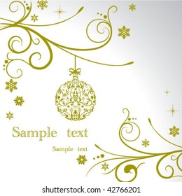 Background for new year and for Christmas