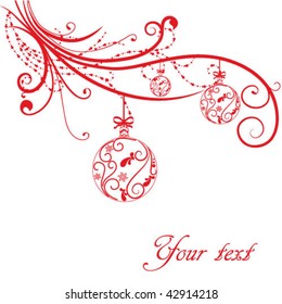 Background for new year and for Christmas