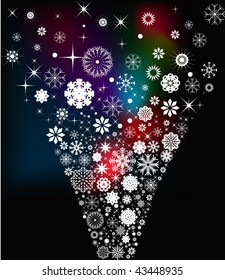 Background for new year and for Christmas