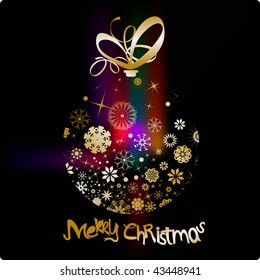 Background for new year and for Christmas