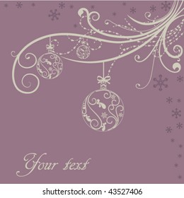 Background for new year and for Christmas
