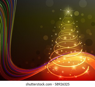 Background for new year and for Christmas