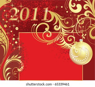 Background for new year and for Christmas