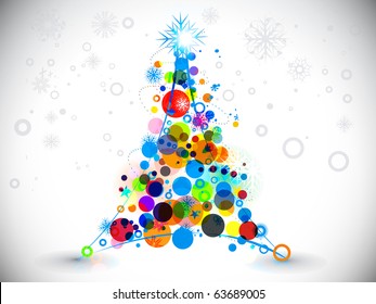 Background for new year and for Christmas, vector illustration