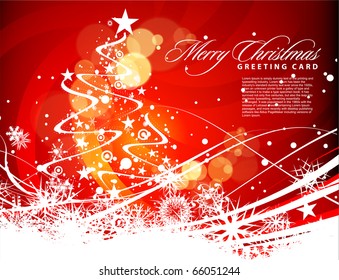 Background for new year and for Christmas, vector illustration