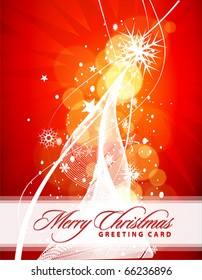 Background for new year and for Christmas, vector illustration