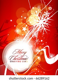Background for new year and for Christmas, vector illustration