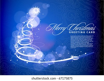 Background for new year and for Christmas, vector illustration