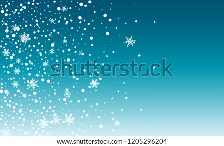 Background for New Year Greetings. Illustration for Merry Christmas Design. Realistic Falling Snow Background. Magic Blizzard Illustration Design.