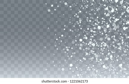 Background for New Year Greetings. Winter Snowy Vector Illustration. 2019 Celebration Background. Magic Blizzard Illustration Design.