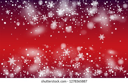 Background for New Year Greetings. Winter Merry Christmas Illustration. Glitter Snowflakes Background. Fantasy  Snowstorm Illustration Design.
