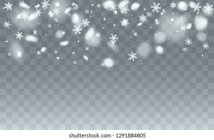 Background for New Year Greetings. Winter Merry Christmas Illustration. Glitter Snowflakes Background. Fantasy  Snowstorm Illustration Design.