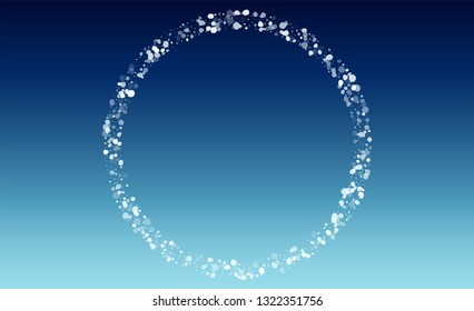 Background for New Year Greetings. Winter Holiday Illustration. Realistic Falling Snow Background. Magic Blizzard Illustration Design.