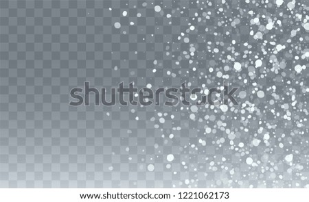 Background for New Year Greetings. Winter Snowy Vector Illustration. 2019 Celebration Background. Magic Blizzard Illustration Design.