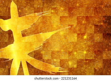 Background of New Year's card