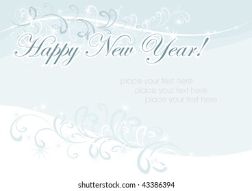 background for the New Year's greetings
