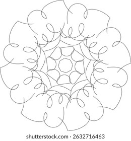 Plano de fundo bonito mandala arte design