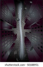 Background with Night City