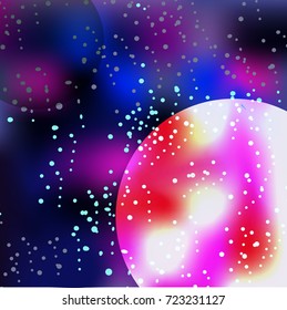 background of night sky space star vector illustration