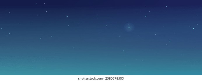 Background of the night starry sky. Vector