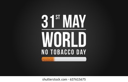 Background no tobacco day no smoking
