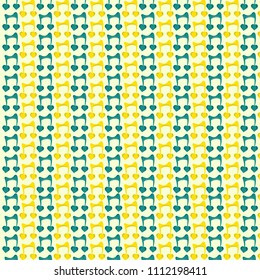 Background with notes pattern. Vector illustration