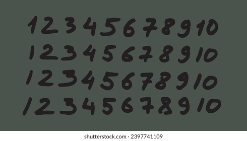background number order account font color