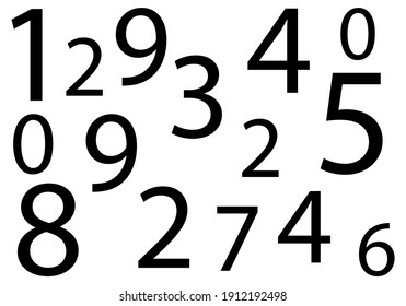 Number White Background Images, Stock Photos & Vectors | Shutterstock