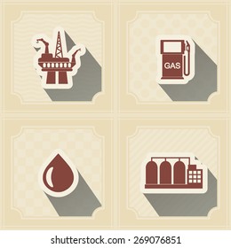 Background with oil and petroleum theme for your design