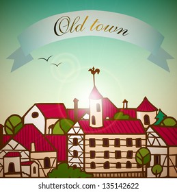 background old town