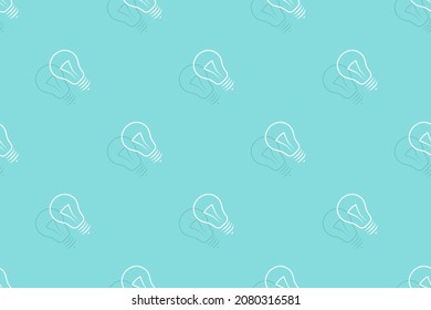 Background on the theme of light bulbs and lighting.Seamless pattern From the silhouette of light bulbs.