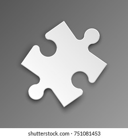 Background one piece puzzle pattern. Abstrect picture. Simple piece puzzle wallpaper template. Vector banner presentation picture.