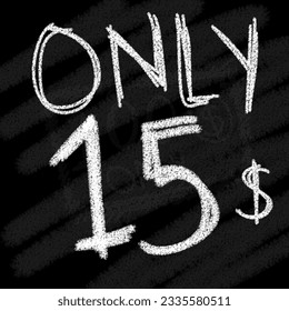 Background only 11 12 13 14 15 16 17 18 19 20 dollar chalk style on blackboard 
