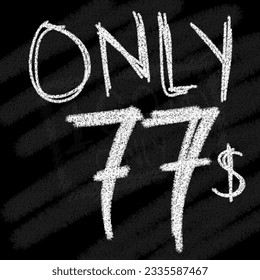 Background only 71 72 73 74 75 76 77 78 79 80 dollar chalk-style on blackboard 