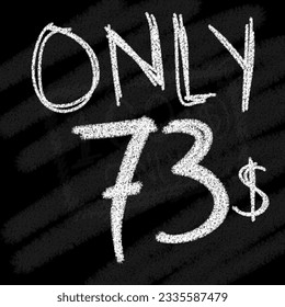 Background only 71 72 73 74 75 76 77 78 79 80 dollar chalk-style on blackboard 