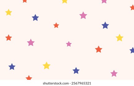 Background only star retro color palette unique design