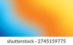 background orange, blue, yellow modern