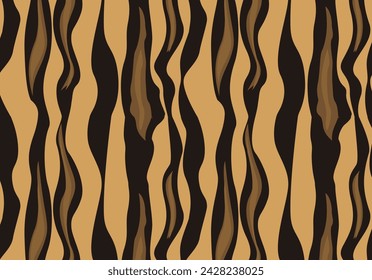 Background of orange and brown spots of tiger skin.
