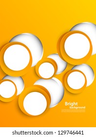 Background with orange circles