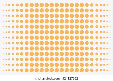 Background, Orange Dots, isolated on white
