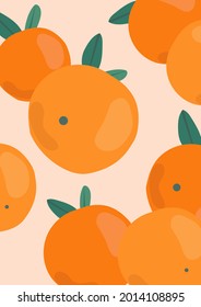 Background orange fruit.Eps 10 vector.