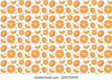 background of orange fruits sliced ​​in half