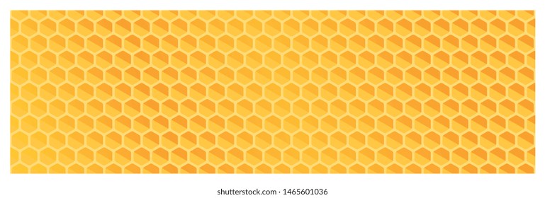 
Background of orange hexagons, honeycomb