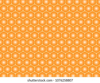 background orange honeycomb