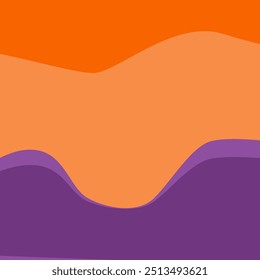 Fondo naranja y púrpura, combinación de color suave de la belleza Abstractas