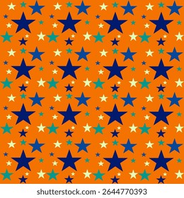 Background,  orannge, star,sky, seamless,  blanket,curtain, bedsheet, wallpaper, card, shoe, bag, shirrt