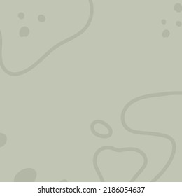 Background with organic abstract shapes and leaves. Line in pastel colors.  Background in minimalist style. Contemporary vector Illustration.