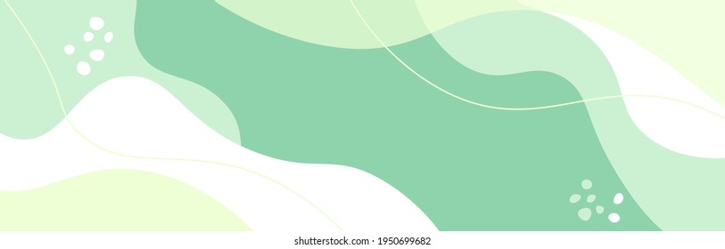 Background with organic smooth flat shapes and lines. Advertising abstract color banner.